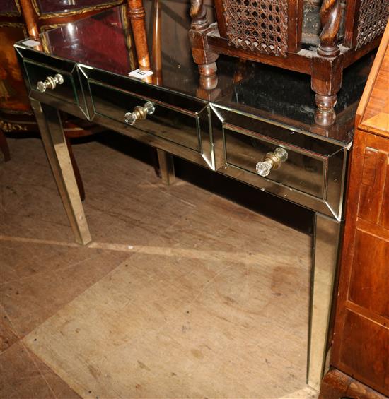 Mirrored side table
